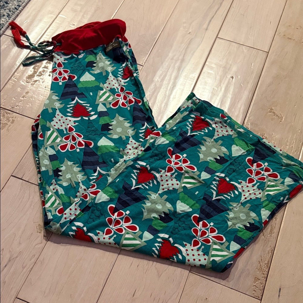 Festive Tree Print Pajama Pants Matilda Jane women XS